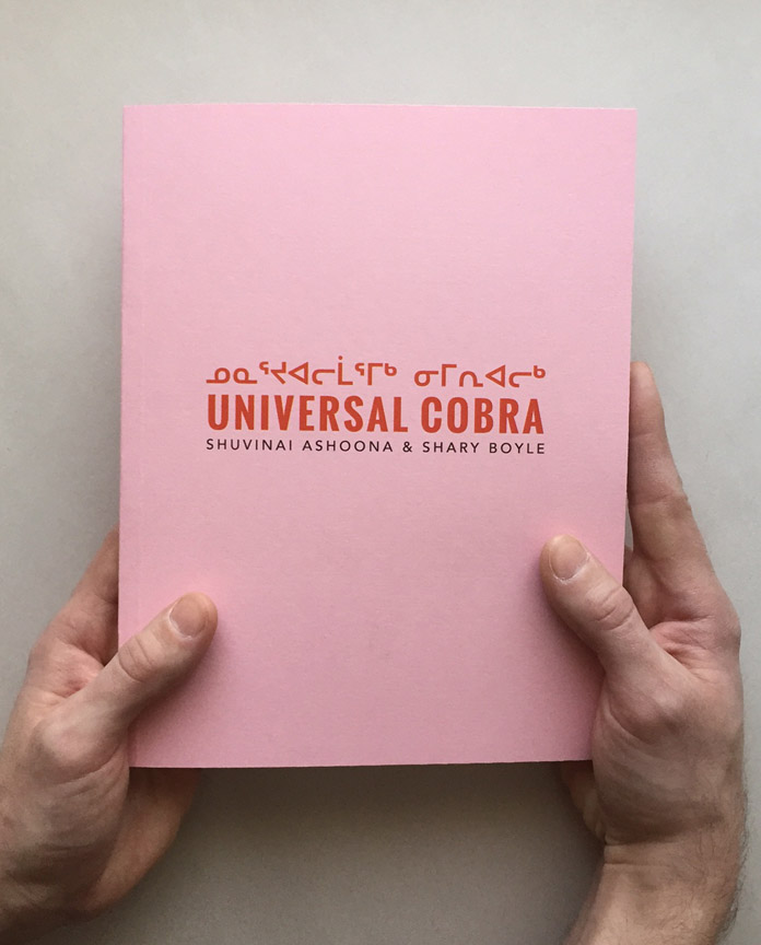 Universal Cobra, published February 2016. Full-colour, limited edition companion book to the 2015 collaborative exhibition between Shary Boyle and Shuvinai Ashoona. Available to purchase online by February 8, check back here for details!