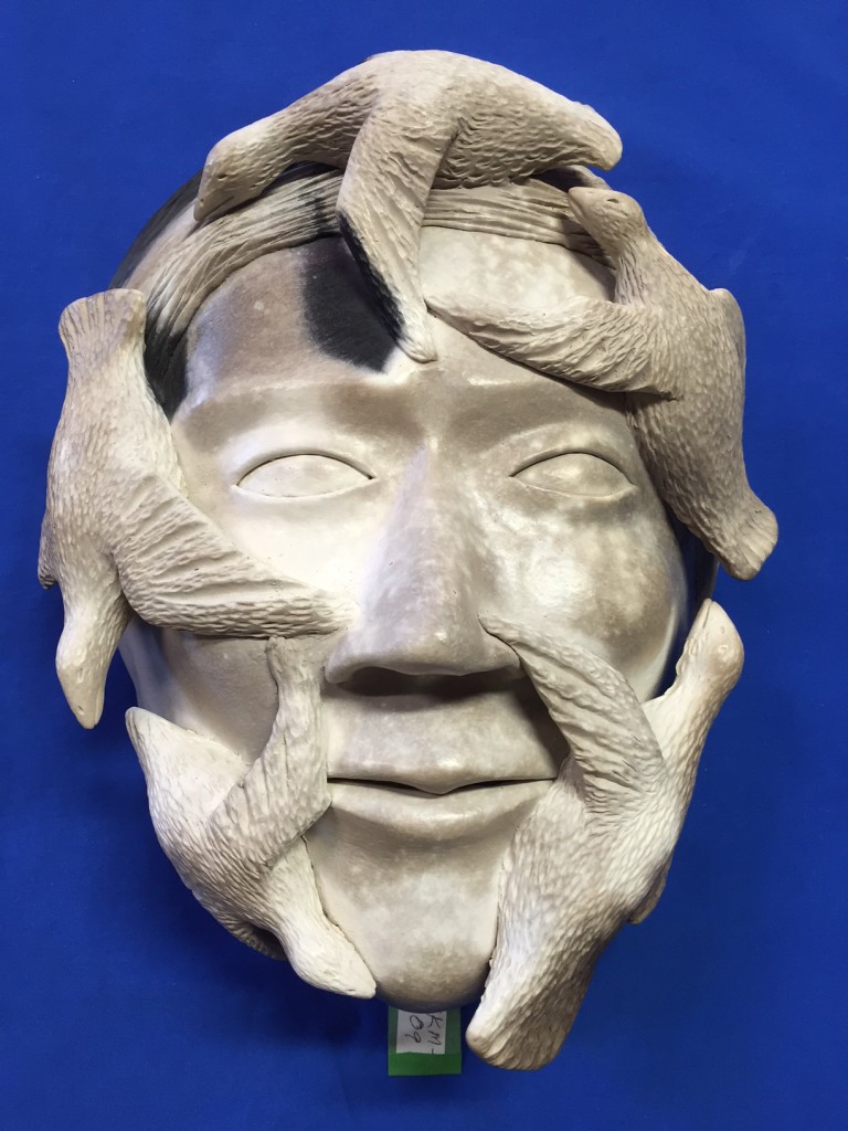 Ceramic mask by John Kurok